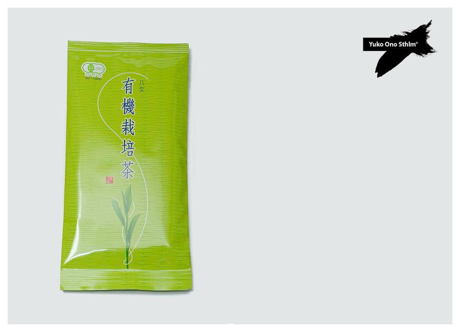 Produktfotografering, förpackningar med japanskt te