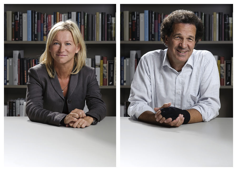 Porträttfotografering på plats av juryn i ALMA. Annika Lindgren &amp; Larry Lempert. Fotograf Stefan Tell