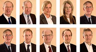Porträttfotografering av personalen på advokatfirman Åberg & Co